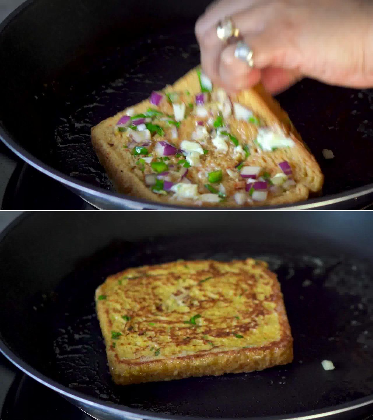 Quick Masala French Toast Recipe (Indian Style Savoury French Toast ...