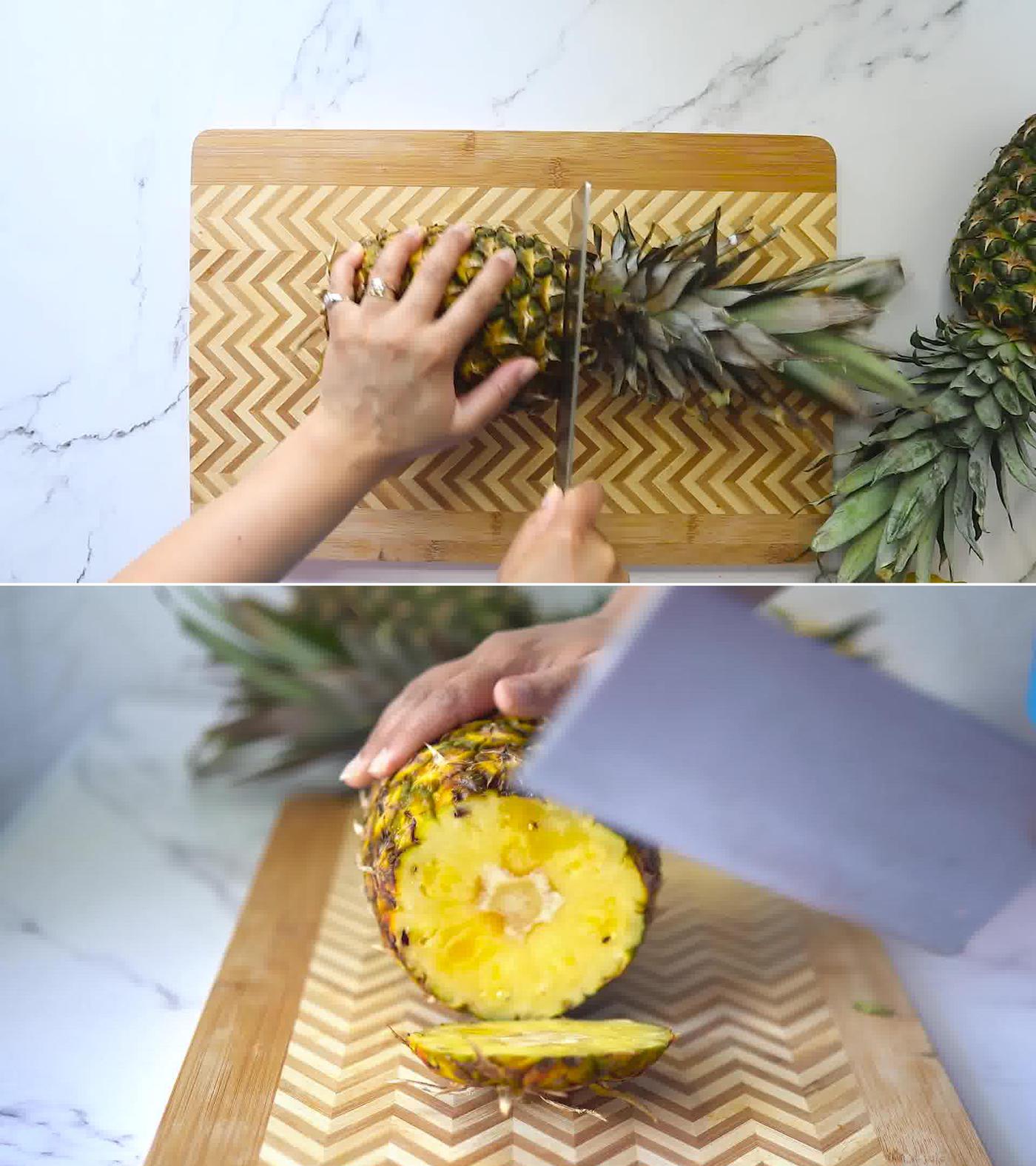 Fresh Pineapple Juice Recipe - Sandhya's Kitchen