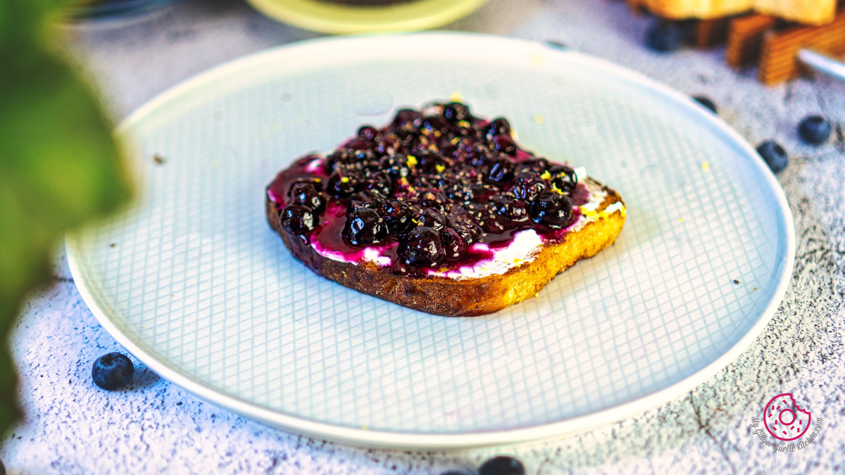 Blueberry Toast - (Step-By-Step + Video Recipe)