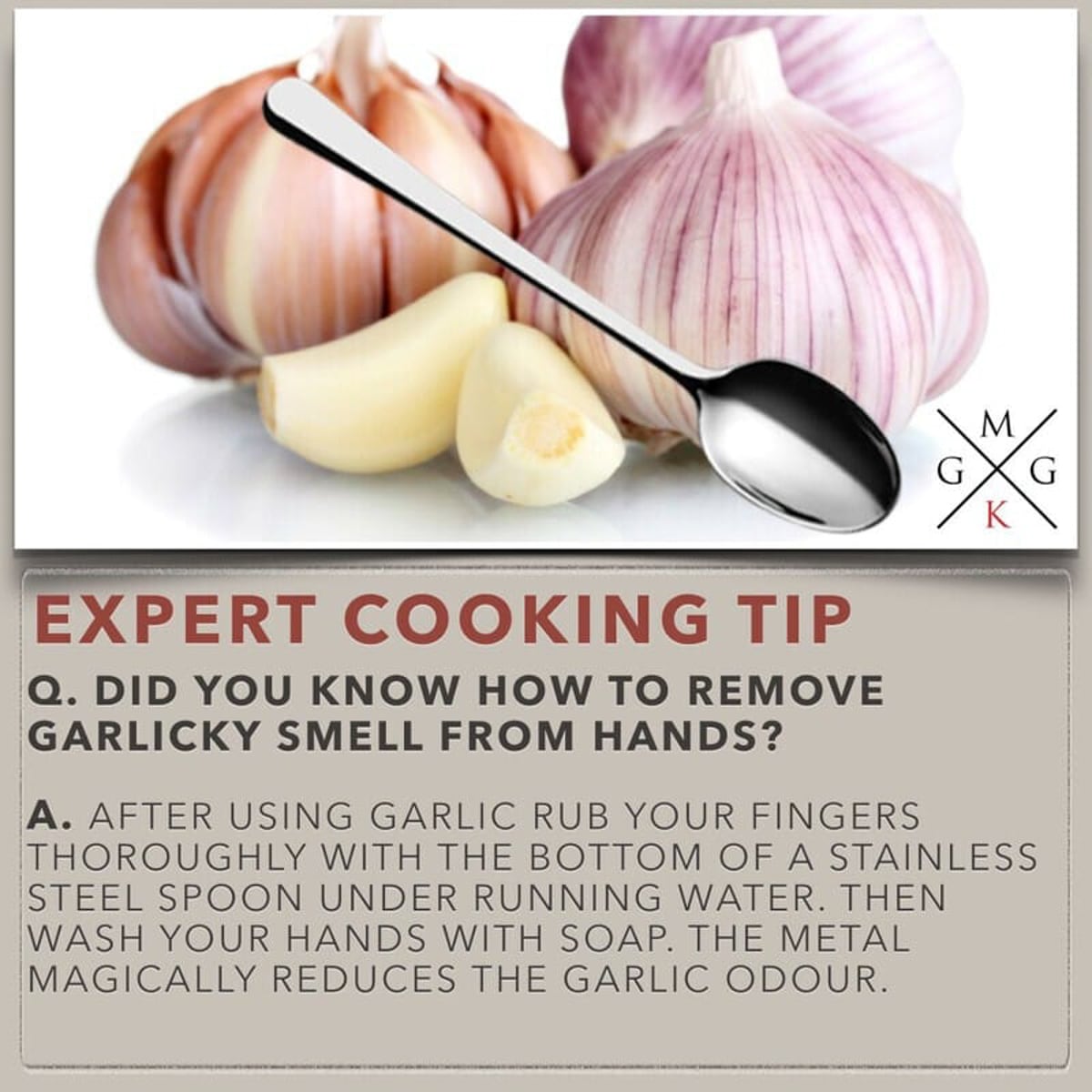 Did You Know How To Remove Garlicky Smell From Hands
