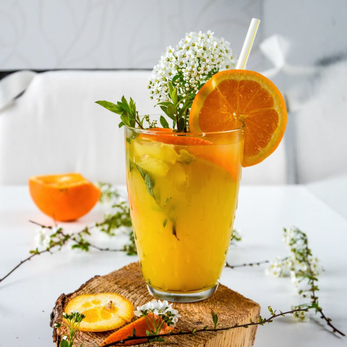 Passion Fruit Mimosa Pitcher
