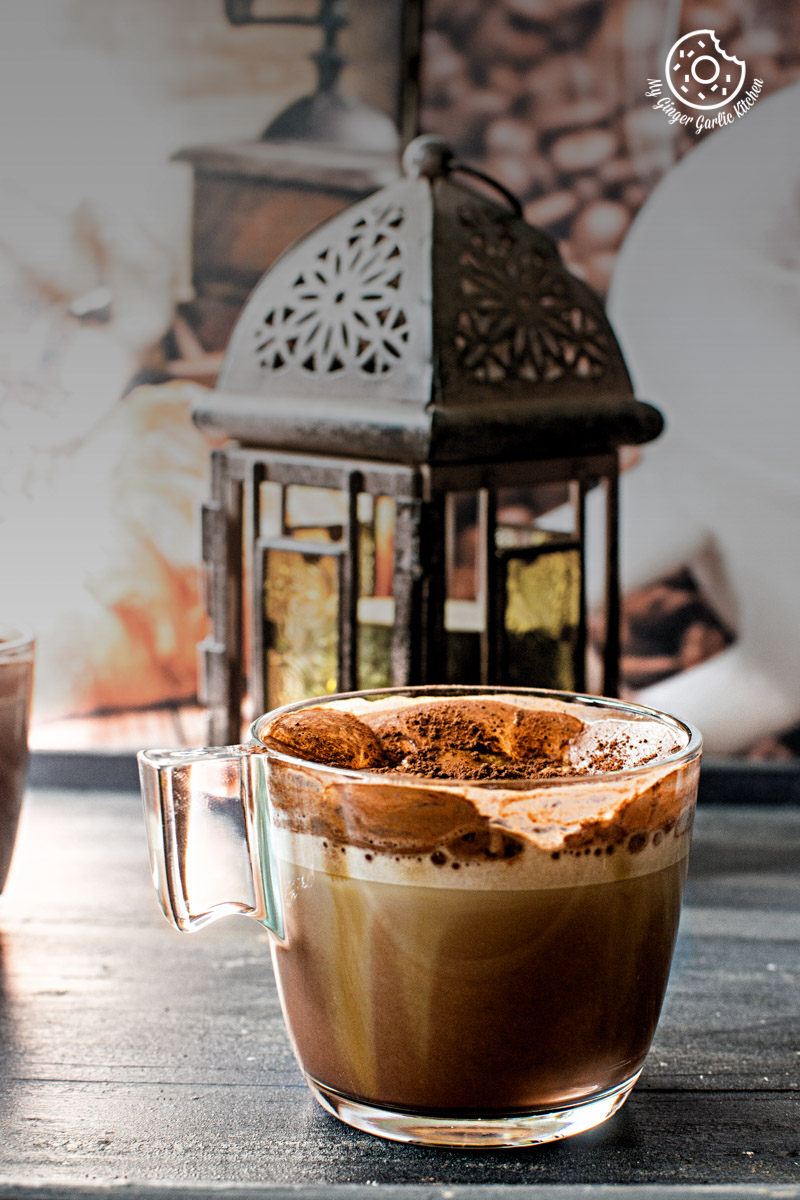 Chocolate Almond Milk Coffee Recipe + Video (Frothy Coffee)