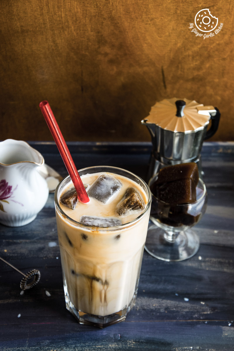 Vanilla Mocha Iced Coffee - See Mom Click