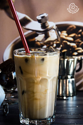 Perfect Coconut Iced Coffee + Coffee Iced Cubes - Cooking Maniac