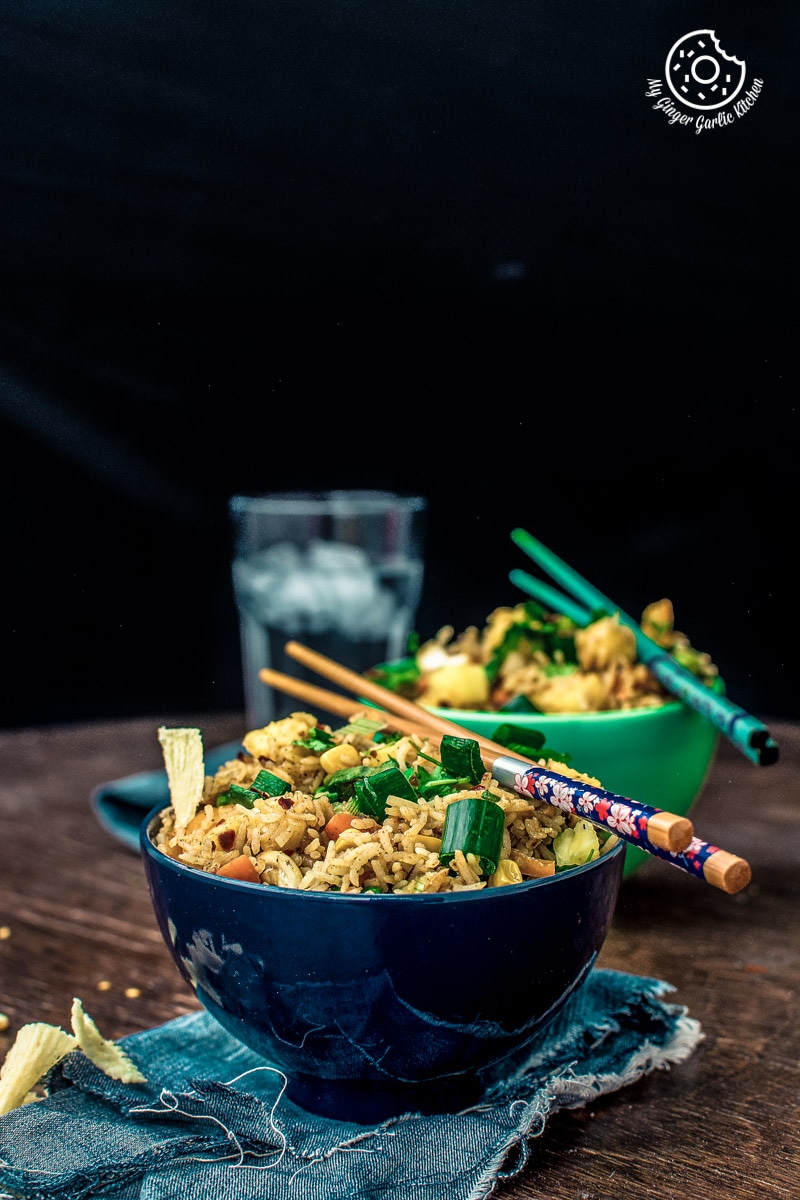 Thai Pineapple Fried Rice Vegan