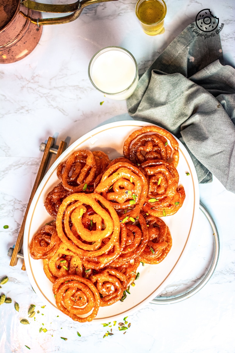 Jalebi Recipe + Video | How to Make Jalebi Recipe At Home | My Ginger ...