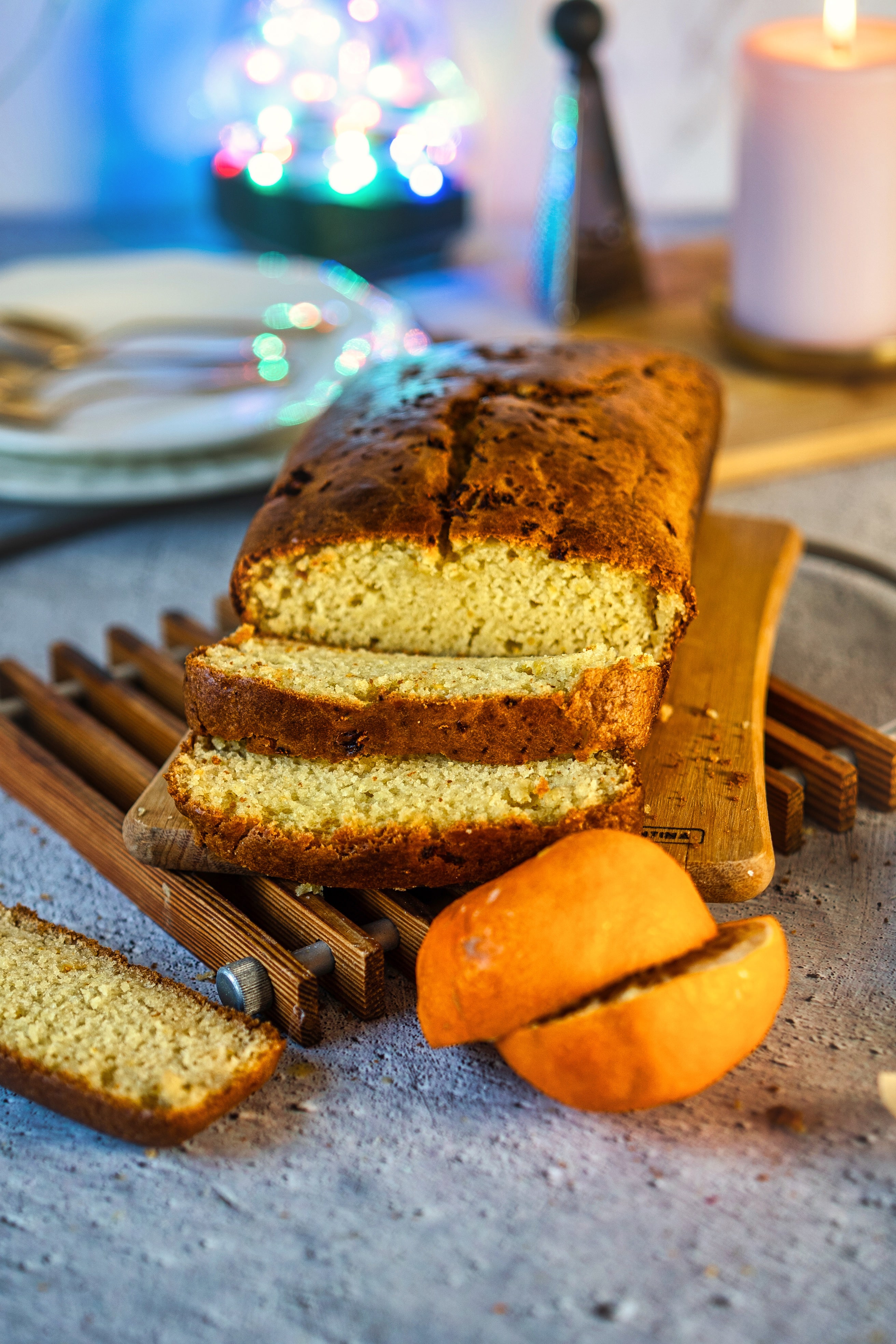 Eggless Orange Cake