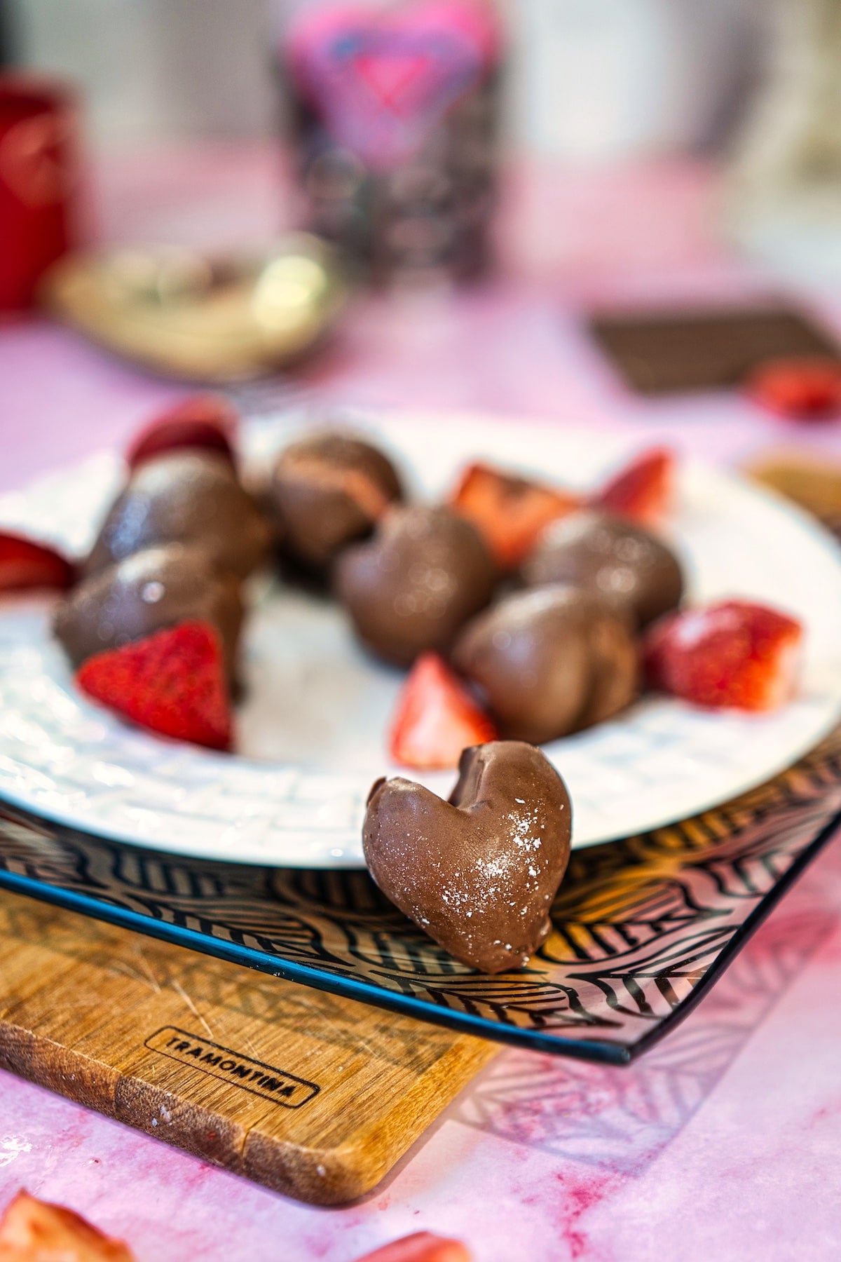 Image of Chocolate Strawberry Hearts