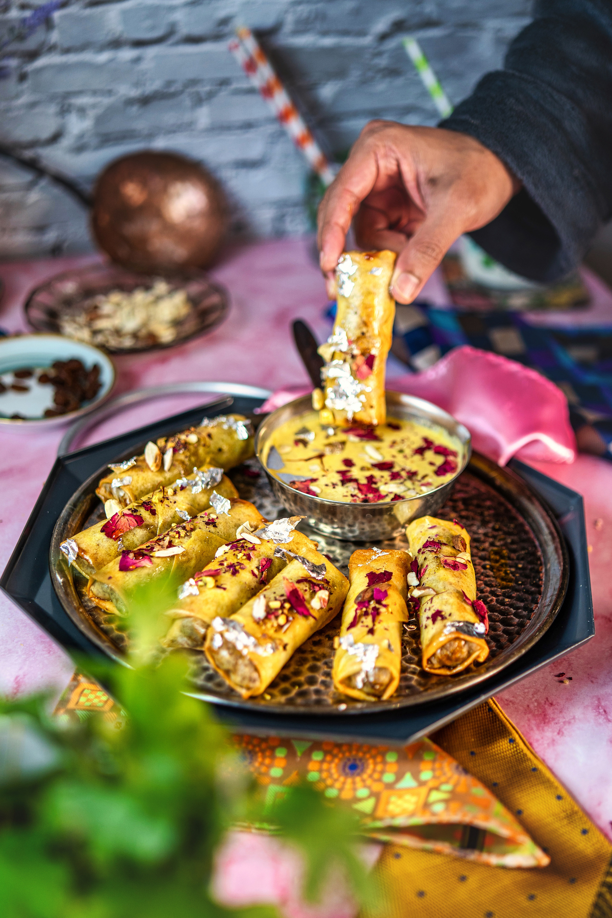 Image of Gujiya Spring Rolls